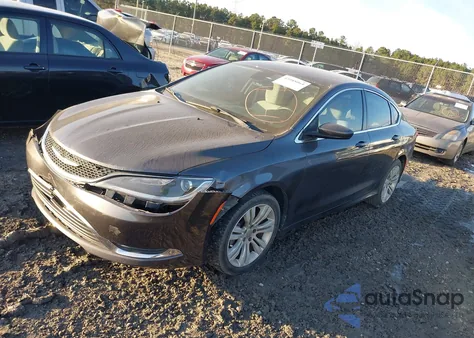 2015 Chrysler 200 Limited z USA, uszkodzony, nr VIN 1C3CCCAB2FN737710